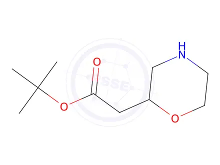 Chemical structure of Tert-butyl 2-(morpholin-2-yl)acetate