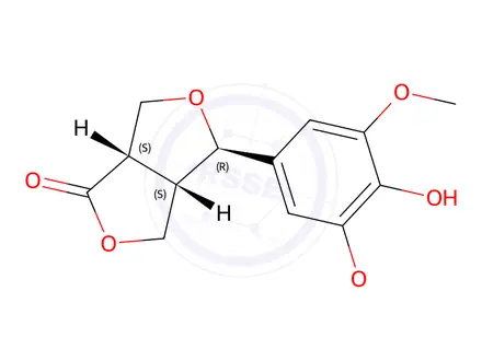Chemical structure of zhepeiresinol