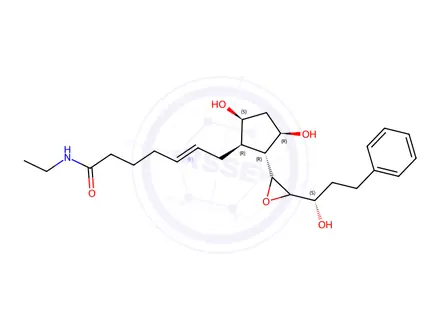 Chemical structure of Bimatoprost Impurity 27
