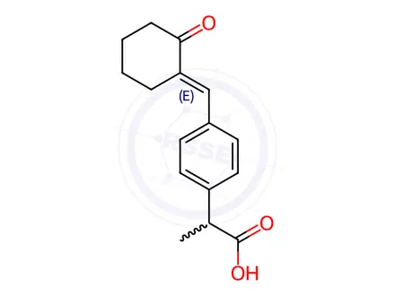 Chemical structure of Pelubiprofen