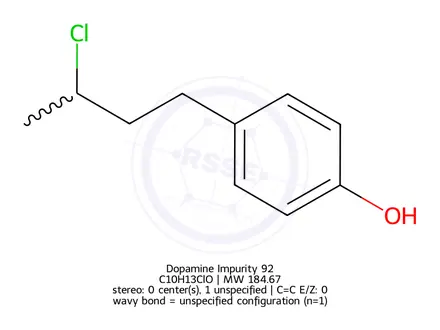 Chemical structure of Dopamine Impurity 92