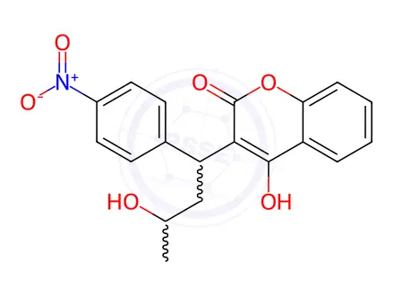 Chemical structure of Acenocoumarol Impurity 15