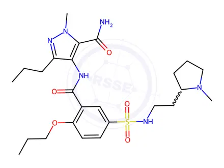 Chemical structure of Udenafil Impurity 12