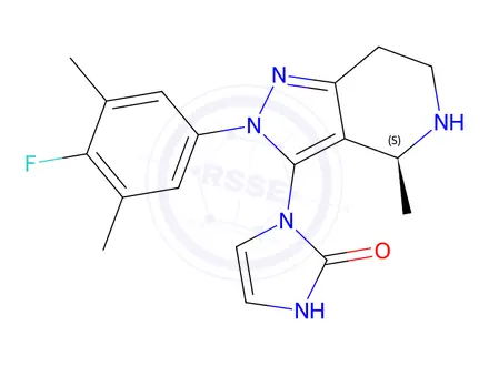 Chemical structure of Orforglipron Impurity 323