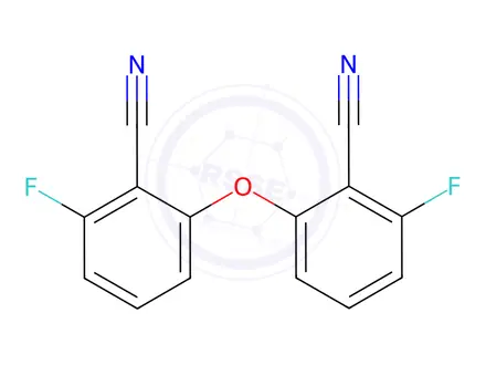 Chemical structure of 2,2'-oxybis(6-fluorobenzonitrile)