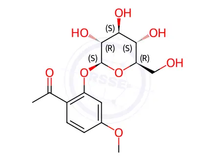 Chemical structure of Paeonoside