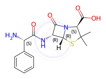 Chemical structure of Ampicillin EP Impurity B