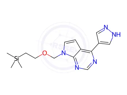 Chemical structure of Ruxolitinib Phosphate Impurity 49