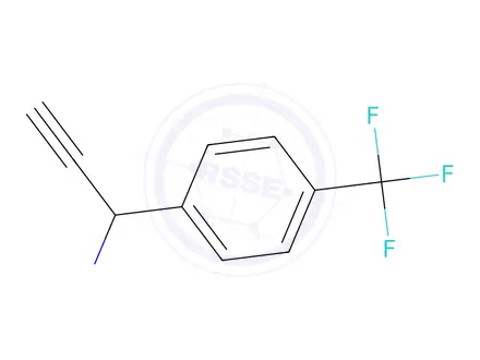 Chemical structure of 1-(4-(Trifluoromethyl)phenyl)prop-2-yn-1-amine