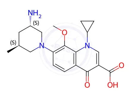 Chemical structure of Nemonoxacin