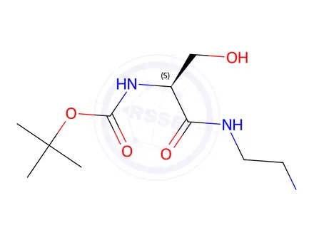 Chemical structure of [1-(2-Amino-ethylcarbamoyl)-2-hydroxy-ethyl]-carbamic acid tert-butyl ester