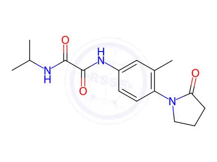 Chemical structure of N1-Isopropyl-N2-(3-methyl-4-(2-oxopyrrolidin-1-yl)phenyl)oxalamide