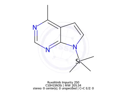 Chemical structure of Ruxolitinib Impurity 250