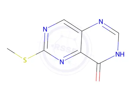 Chemical structure of 6-(Methylthio)pyrimido[5,4-D]pyrimidin-4(1H)-one