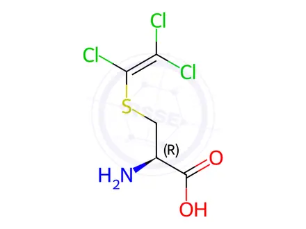 Chemical structure of S-(1,2,2-Trichloroethenyl)-L-cysteine