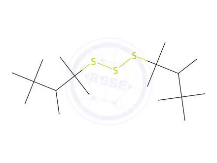 Chemical structure of Polysulfide in light mineral oil