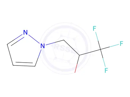 Chemical structure of 1,1,1-Trifluoro-3-(1h-pyrazol-1-yl)propan-2-ol