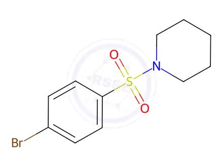Chemical structure of 1-(4-Bromophenylsulfonyl)piperidine