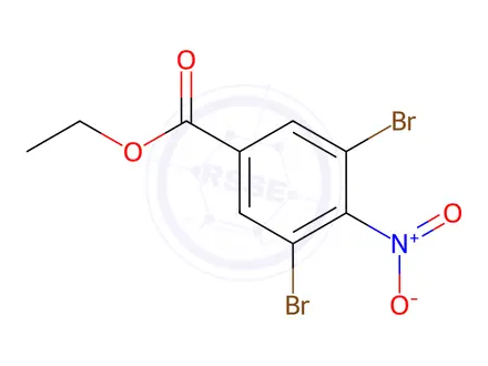 Chemical structure of Ethyl 3,5-dibromo-4-nitrobenzoate