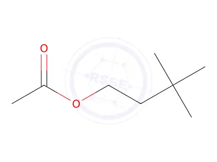 Chemical structure of 3,3-dimethylbutylacetate