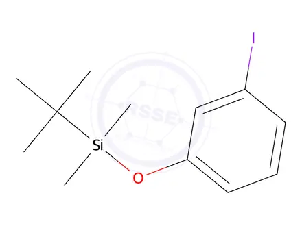 Chemical structure of 3-(t-Butyldimethylsiloxy)iodobenzene