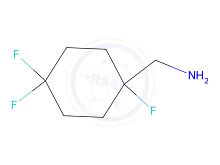 Chemical structure of (1,4,4-Trifluorocyclohexyl)methanamine
