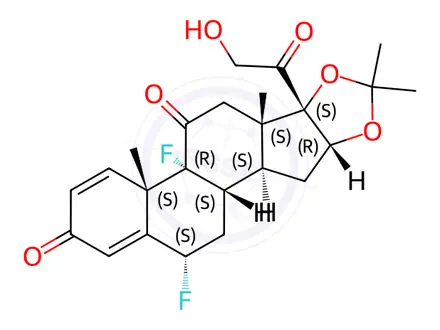 Chemical structure of Fluocinolone Acetonide Impurity 74