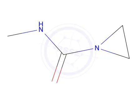 Chemical structure of N-Methyl-1-aziridinecarboxamide