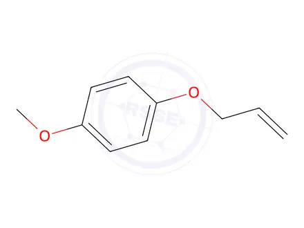 Chemical structure of 4-Allyloxyanisole