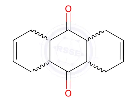Chemical structure of 1,4,4a,5,8,8a,9a,10a-Octahydroanthraquinone