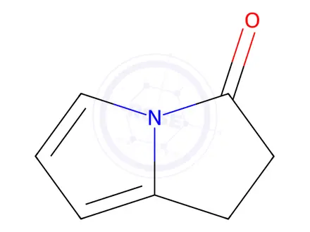 Chemical structure of 3H-Pyrrolizin-3-one,1,2-dihydro-(8CI,9CI)