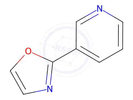 Chemical structure of 3-(1,3-oxazol-2-yl)pyridine
