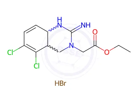 Chemical structure of Anagrelide Impurity 6(Hydrobromide)