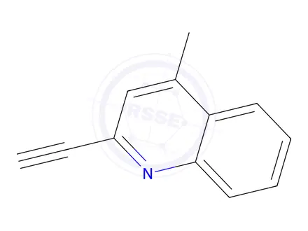 Chemical structure of 2-Ethynyl-4-methylquinoline