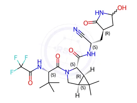Chemical structure of Nirmatrelvir Metabolite M4