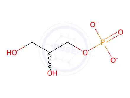 Chemical structure of SODIUM GLYCEROPHOSPHATE HYDRATE
