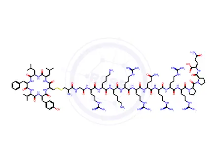 Chemical structure of TAT-cyclo-CLLFVY