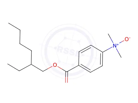 Chemical structure of 4-(((2-ethylhexyl)oxy)carbonyl)-N,N-dimethylaniline oxide