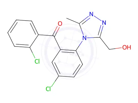 Chemical structure of Triazolam Impurity 4