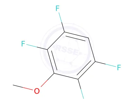 Chemical structure of 2,3,5,6-Tetrafluoroanisole