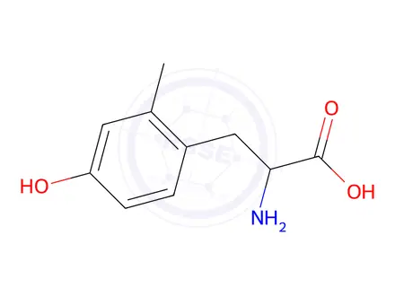 Chemical structure of 2-Methyl-dl-tyrosine