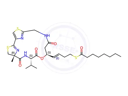 Chemical structure of Largazole