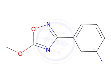 Chemical structure of 3-(5-methoxy-1,2,4-oxadiazol-3-yl)aniline