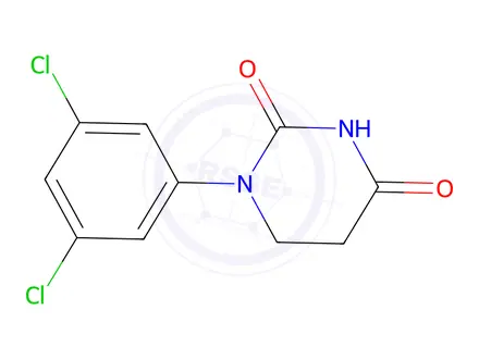 Chemical structure of 1-(3,5-dichlorophenyl)hexahydropyrimidine-2,4-dione