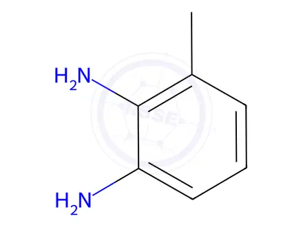 Chemical structure of 2,3-Diaminotoluene