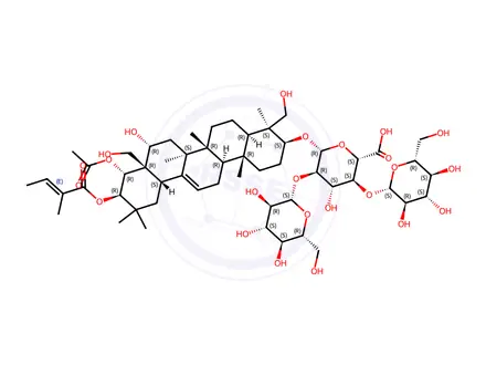 Chemical structure of Aescin IA