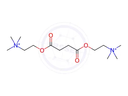 Chemical structure of Suxamethonium chloride