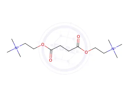 Chemical structure of Succinylcholine Chloride