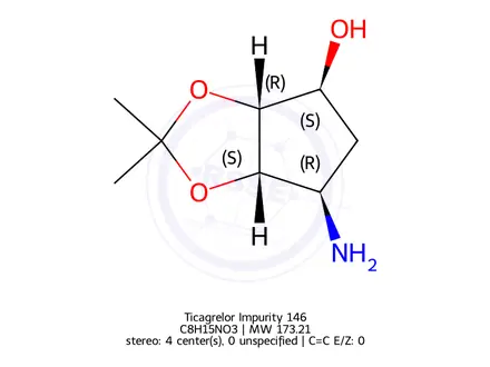 Chemical structure of Ticagrelor Impurity 511