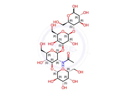 Chemical structure of Lacto-N-tetraose
